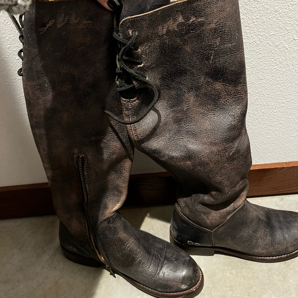 BedStu Genuine Leather boots wore handful of times. Excellent condition!